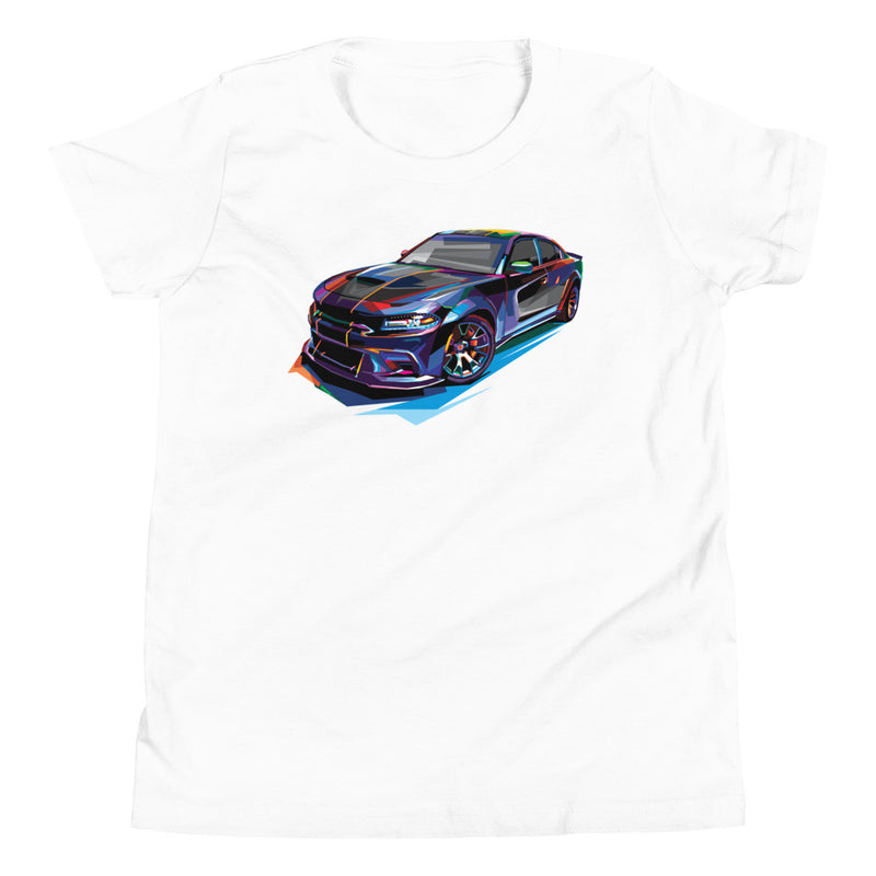 Pop Art Muscle Car - Youth T-Shirt