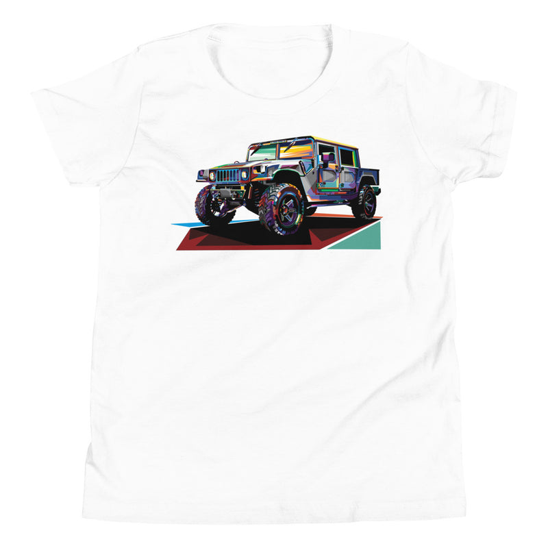 Pop Art Military Vehicle - Youth T-Shirt