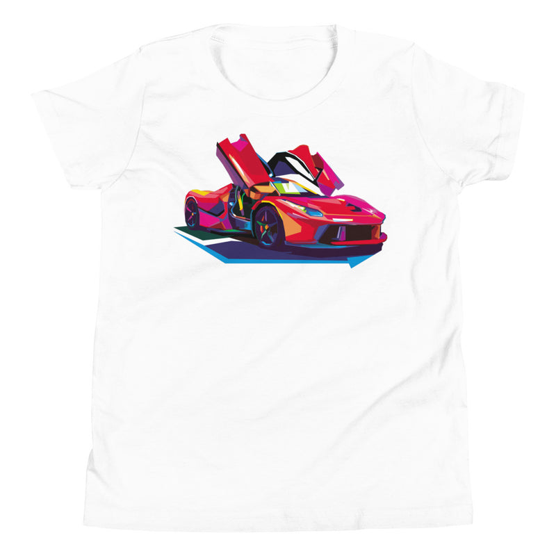 Pop Art Sports Car - Youth T-Shirt