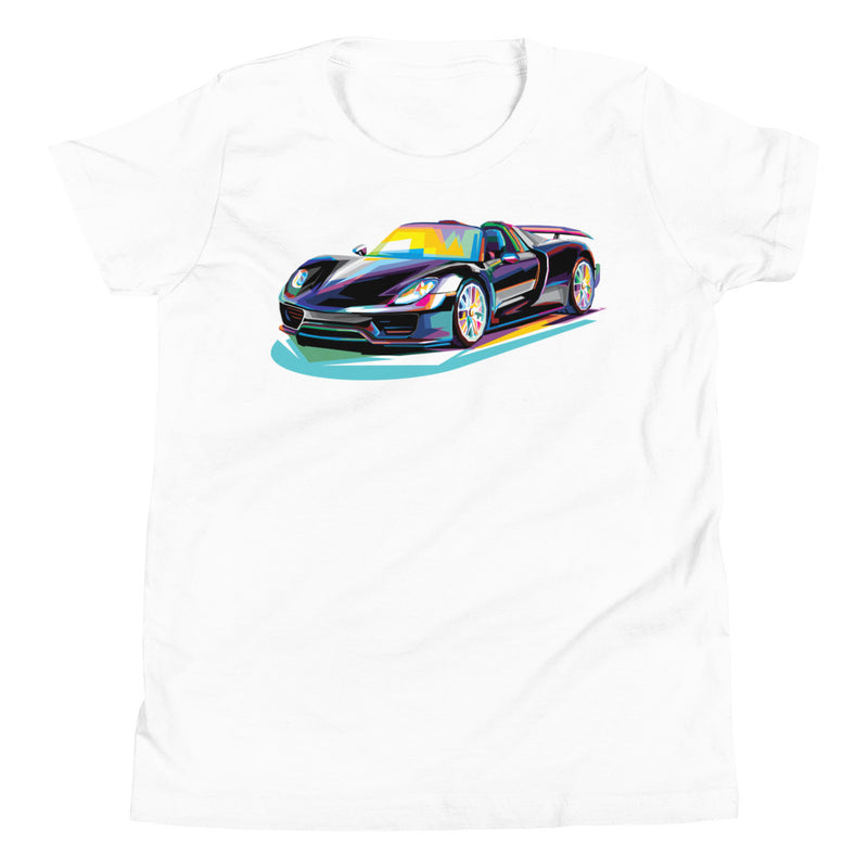 Pop Art Sports Car - Youth T-Shirt