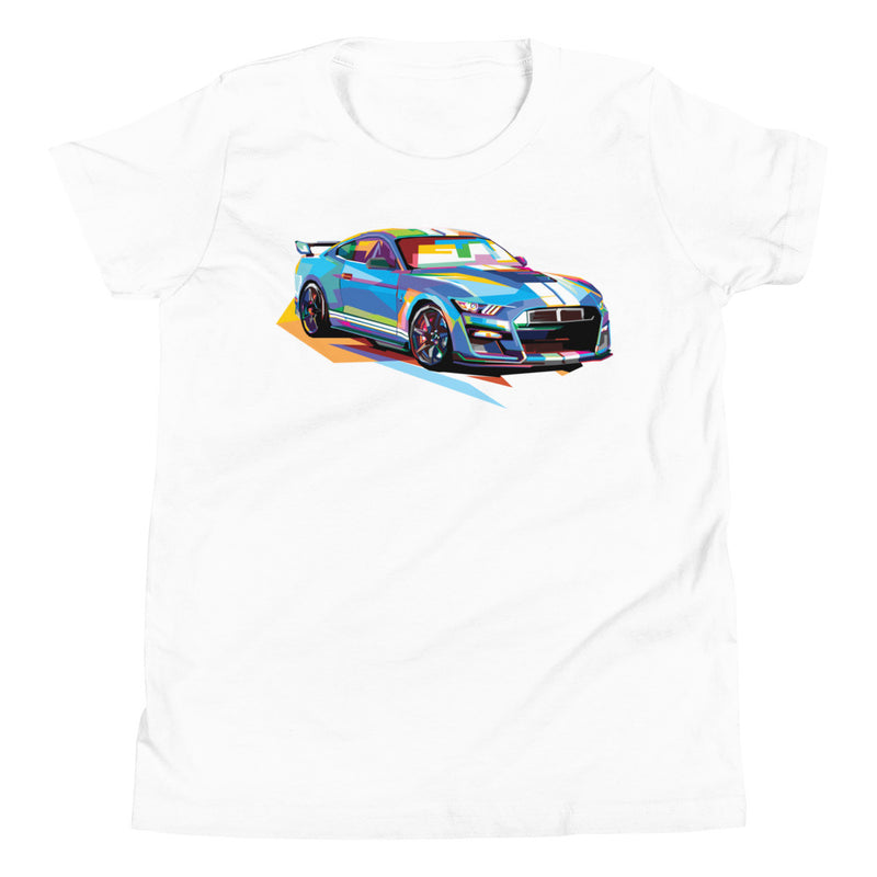 Pop Art Muscle Car - Youth T-Shirt